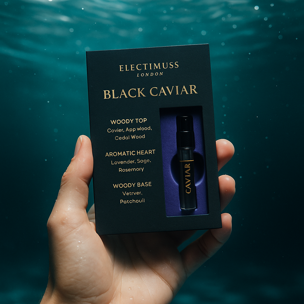 Electimuss London Black Caviar 1.5ml 0.05 fl. oz. official perfume sample