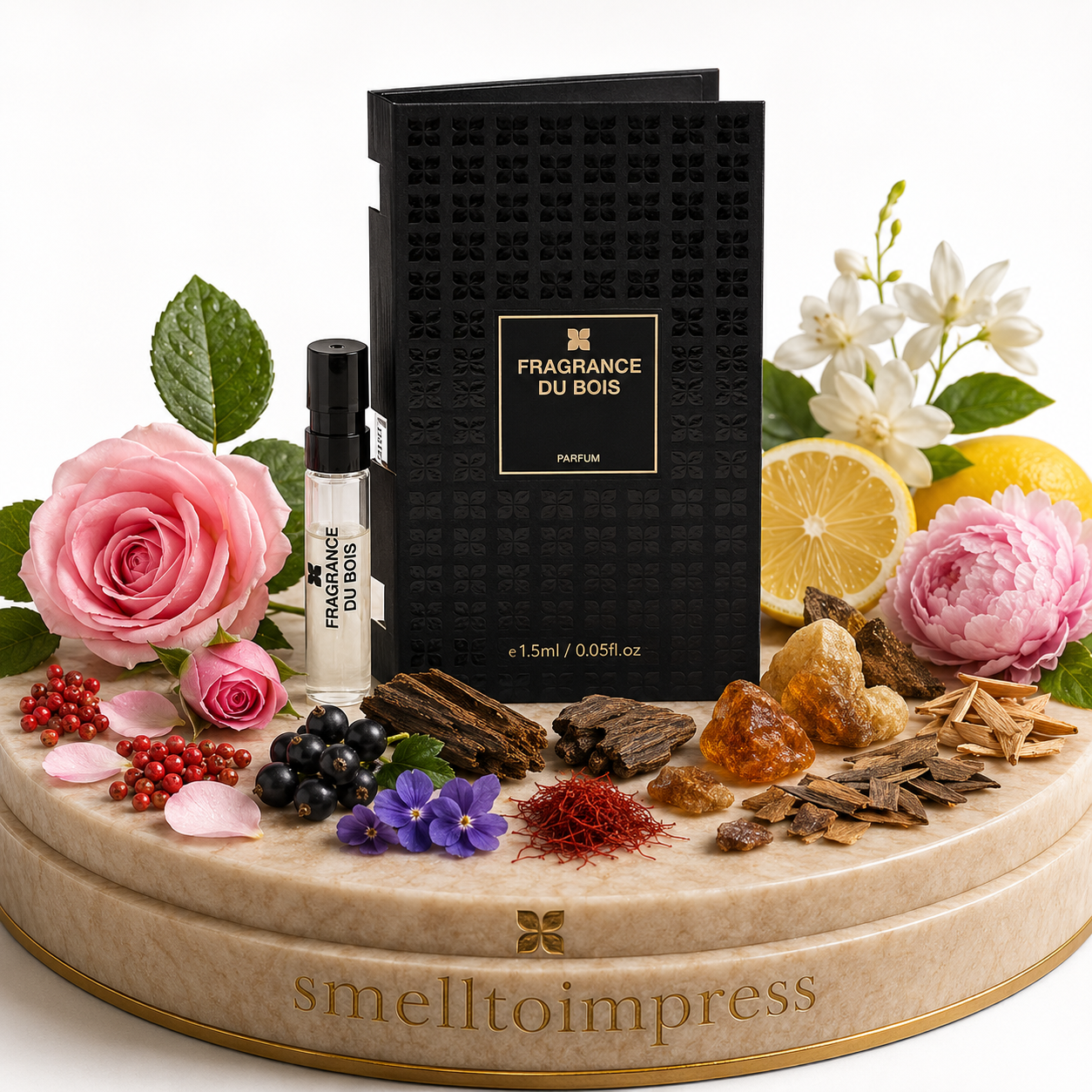 picture of Fragrance Du Bois Siberian Rose 1.5ml 0.05 fl. oz. official perfume samples tester