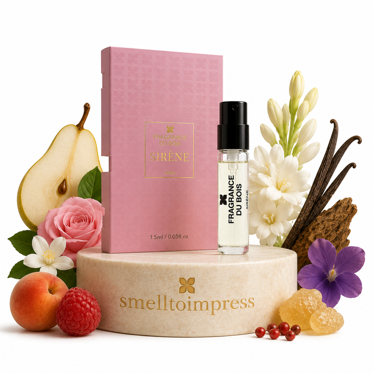 image of Fragrance Du Bois Sirene Privee 1.5ml 0.05 fl. oz. official perfume samples perfume tester