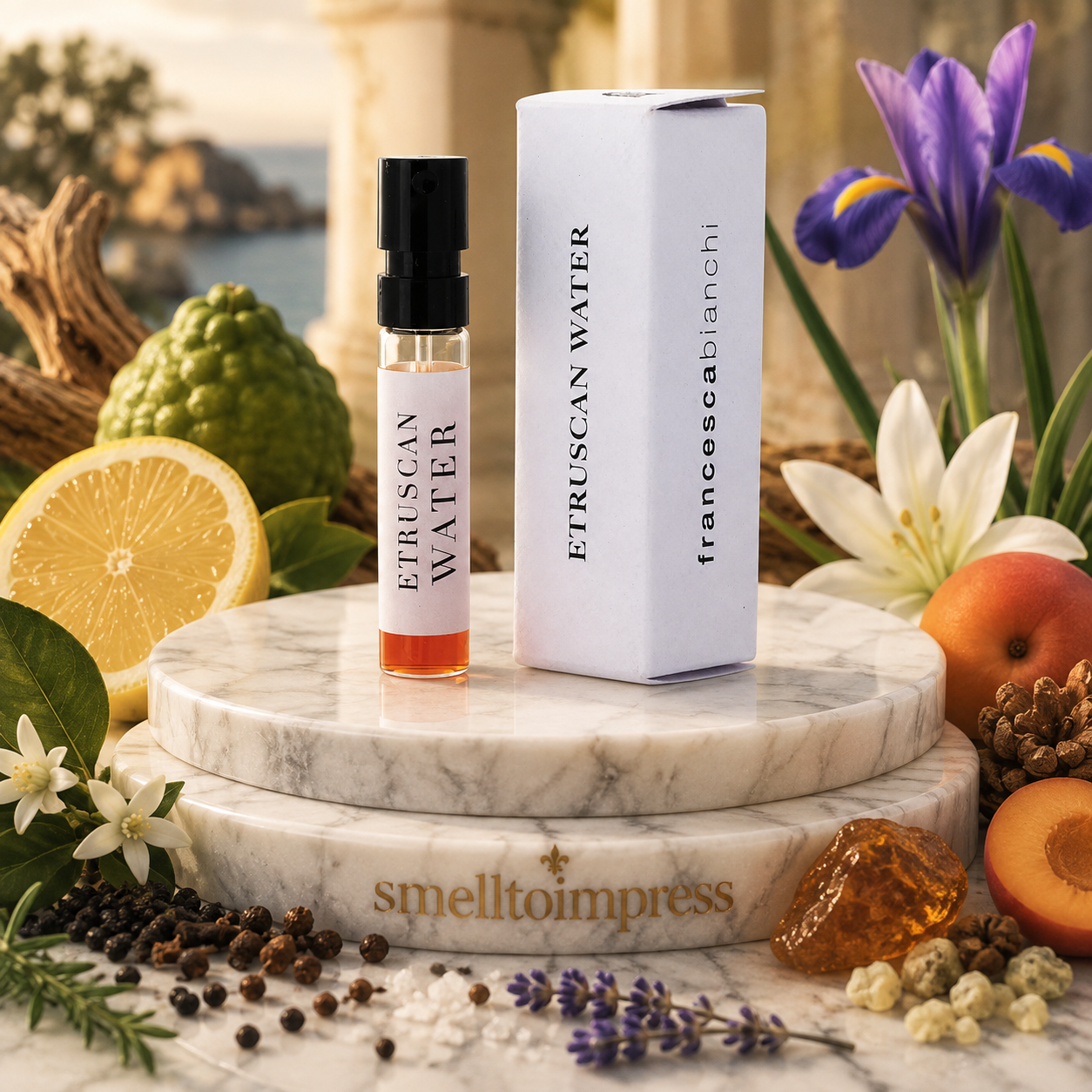 image of Francesca Bianchi Etruscan Water official perfume samples 1.5ml 0.07 fl. oz