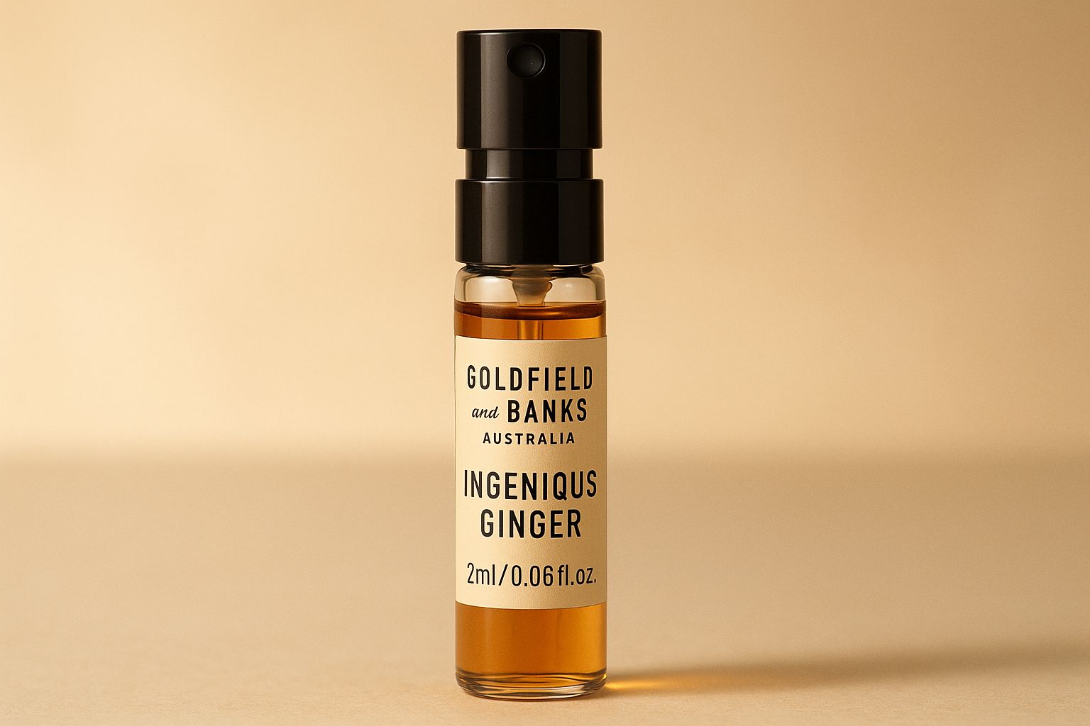 Goldfield and Banks Australia Ingenious Ginger 2ml 0.06 fl. oz. official perfume sample