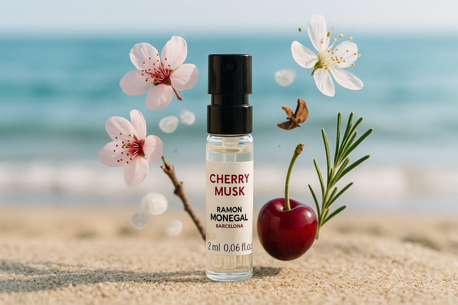 Ramon Monegal Cherry Musk official perfume sample 2ml 0.06 fl.o.z. perfume tester