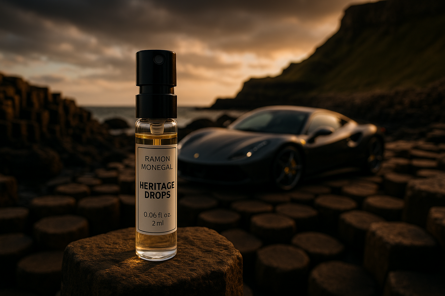 Ramon Monegal Heritage Drops official perfume sample 2ml 0.06 fl.o.z. perfume tester