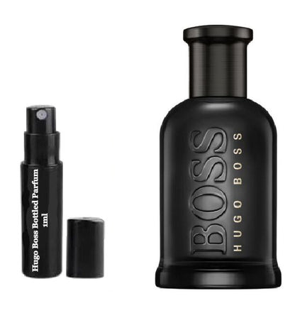 HUGO BOSS BOTTLED PARFUM perfume samples, HUGO BOSS BOTTLED PARFUM Parfümproben