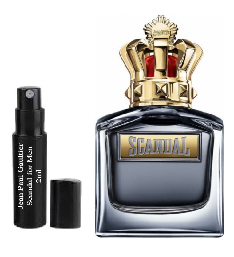 Jean Paul Gaultier Scandal for Men 2ml 0.06 fl. o.z. parfymprov,  Jean Paul Gaultier Scandal for Men 2ml 0.06 fl. o.z. parfumeprøve,  Jean Paul Gaultier Scandal for Men 2ml 0.06 fl. o.z. parfumstalen,  Jean Paul Gaultier Scandal for Men 2ml 0.06 fl. o.z. muestra de perfume,  Jean Paul Gaultier Scandal for Men 6ml 0.20 fl. o.z. parfüm minta,  Jean Paul Gaultier Scandal for Men 6ml 0.20 fl. o.z. campione di profumo,