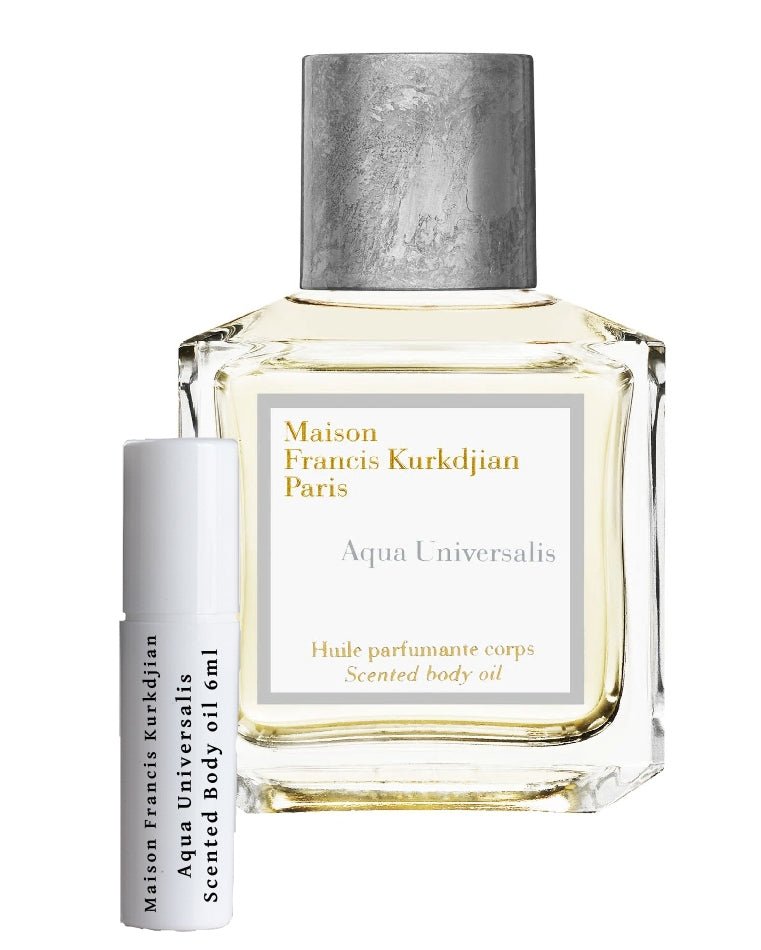 Maison Francis Kurkdjian Aqua Universalis Body Oil samples 6ml