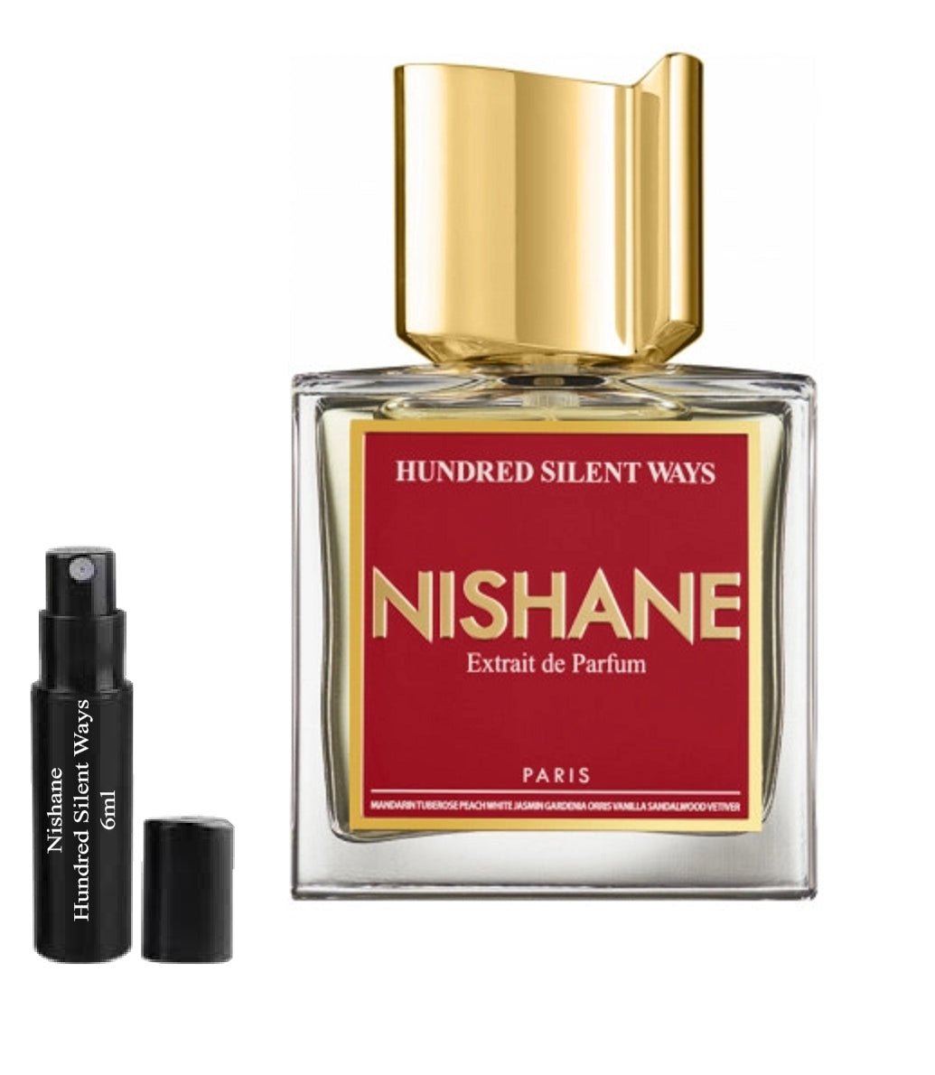 Nishane Hundred Silent Ways 6ml 0.20 fl. o.z. amostra de perfume,  Nishane Hundred Silent Ways 6ml 0.20 fl. o.z. 官方香水样品,  Mostră de parfum Nishane Hundred Silent Ways 6ml 0.20 fl. o.z.,  Nishane Hundred Silent Ways 12ml 0.41 fl. o.z. vzorek parfému,  Nishane Hundred Silent Ways 12ml 0.41 fl. o.z. δείγμα αρώματος