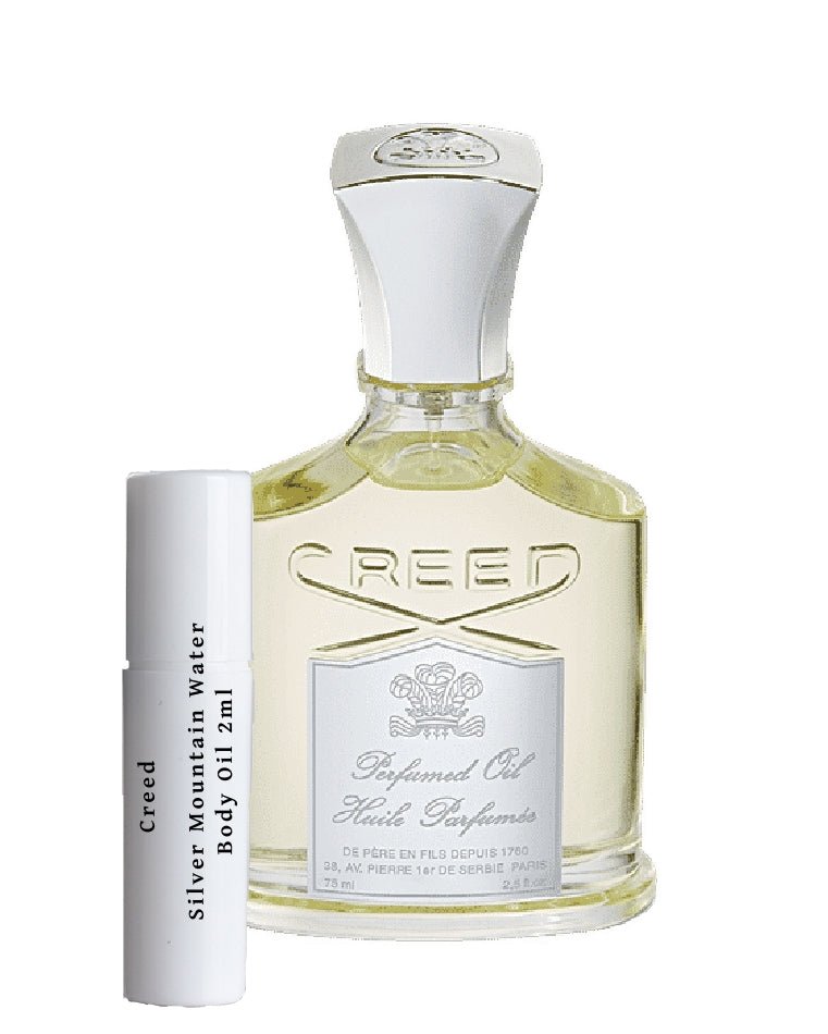 Creed Silver Mountain Water Body Oil samples 2ml